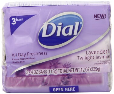 DialAntibacterial Deodorant Soap Lavender  Twilight Jasmine  3 CT