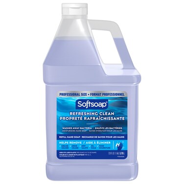 SoftsoapAntibacterial Liquid Hand Soap Refill Refreshing Clean Moisturizing Hand Soap 1 GallonWhite