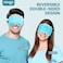 NEWGOCooling Eye Mask Eye Ice Pack Cold Eye Mask for Puffy Eyes Post Eye Surgery Tired Eyes Reusable Gel Eye Mask for Dark Circles Migraines Stress Relief Itchy Eyes  Blue