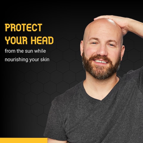 Bee Bald SMOOTH PLUS Daily Moisturizer with SPF 30 Broad Spectrum Sunscreen Tones Hydrates  Moisturizes While Protecting Skin From Harmful UVAUVB Rays 17 Fl Oz