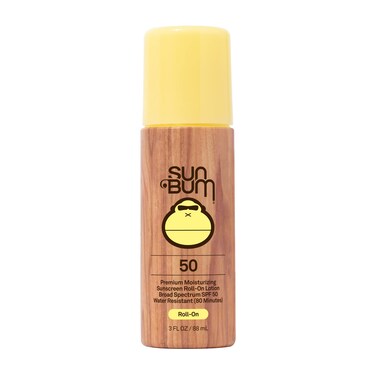 Sun BumOriginal SPF 50 Sunscreen RollOn Lotion  Vegan Broad Spectrum Moisturizing UVAUVB Easy Roller Ball Sunscreen Lotion with Vitamin E  3 oz