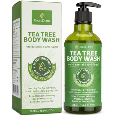 Antifungal Body Wash  Soap Antibacterial Tinea Versicolor Body Wash Tea Tree Back Acne Folliculitis Body Wash For Jock Itch Athletes Foot Body Odor Ringworm