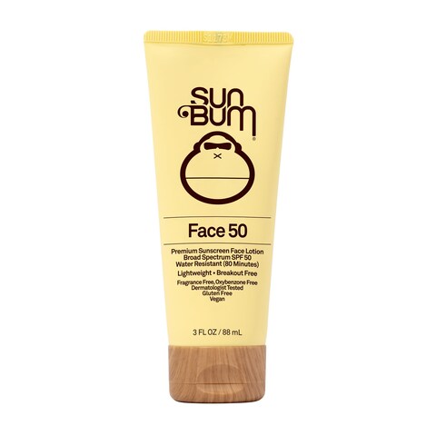 Sun BumOriginal SPF 50 Sunscreen Face Lotion  Vegan Broad Spectrum with Vitamin E 3 oz
