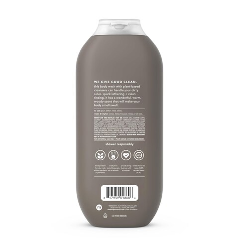 MethodMen Body Wash Cedar  Cypress Paraben and Phthalate Free 18 fl oz Pack of 1