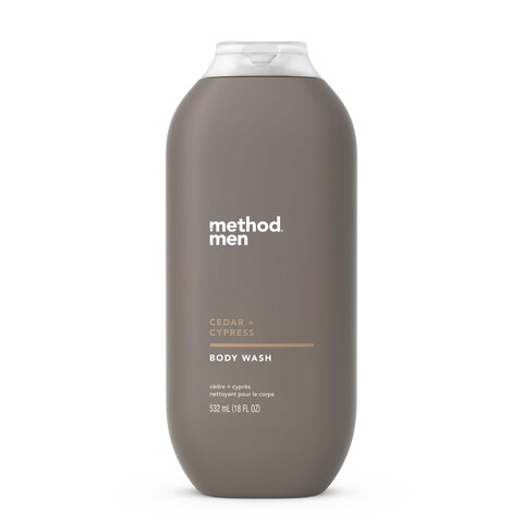 MethodMen Body Wash Cedar  Cypress Paraben and Phthalate Free 18 fl oz Pack of 1