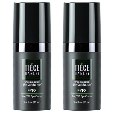 Tiege Hanley Mens Under Eye Cream for Dark Circles EYES  Eye Cream for Puffiness  Bags Under Eyes  Firming AntiAging Eye Wrinkle  Fine Lines Cream  Tightening Eye Bags Treatment for Men 05 Oz