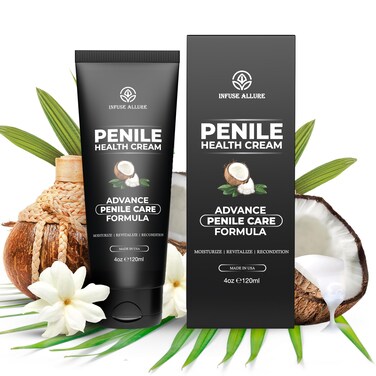 Penile Health Creme  Premium Penile Health Cream Moisturizer  Deep Hydration Supports Skin Health AntiChafing VitaminRich for Enhanced Sensitivity and Sensation  4oz 120ml
