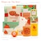 Self Care Package for Women Thinking of You Self Care Kit Orange Fruit Themed Birthday Box for Woman Get Well Soon Gift Basket for Women After Surgery Spa Gifts for Women