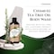 Chamuel Tea Tree Body Wash  Made With Natural Ingredients To Fights Itchy Skin Body Odor Athletes Foot Jock Itch  Toenails Issues  Organic Scented  Men  Women 118oz