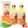 2 Pack 338 floz Strawberry Body Oil after Shower Vitamin C  E Gua Sha Body Oils Scented Body Oil for Women Moisturizing Body Oil Juice for Dry Skin