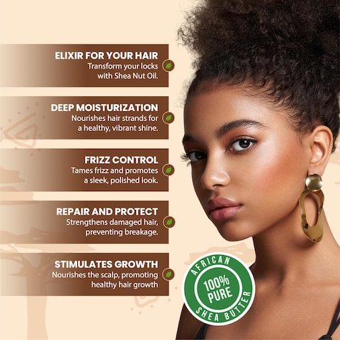 African Shea Nut Butter Oil 16 fl oz 100 Pure Natural Skin Face Hair Growth And Moisturizer DIY Body Butters Lotions Creams Lip Balm And Soap Making