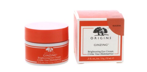 Origins Ginzing Vitamin C Eye Cream to Brighten and Depuff Warm