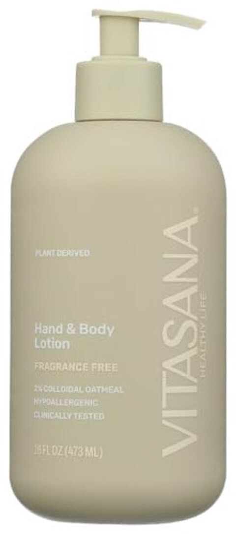 Hydrating Hand  Body Lotion PlantDerived enriched wColloidal Oatmeal EWG Verified Hypoallergenic Unscented 16oz