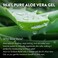 ALOE UP Aloe Ice Sunburn Relief Jelly  Face and Body Organic After Sun Gel  With 966 Pure Aloe Vera Gel  Reef Safe  Alcohol and FragranceFree  4 Oz