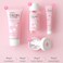 Sakura Travel Skincare Set for Teenage Girls  Face Routine Set for Women4 Piece Gentle Skin Cleaning  Care Travel Size Kit With Cleanser Toner sunscreen and Face Cream