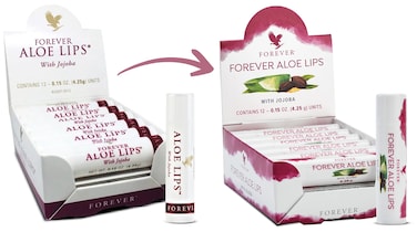 Forever Living  Forever Aloe Lips  Ultimate Lip Care for Any Weather  Moisturizing Lip Balm with Aloe Jojoba  Beeswax  Vegan  Pack of 12
