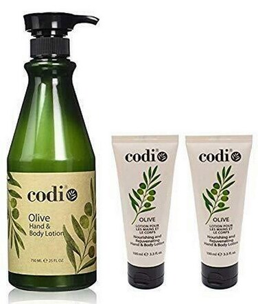 Codi Olive Hand  Body Lotion  Organic Antioxidant  Vitamin Enriched Soft  Fresh Skin 750ml  2x100ml Tubes