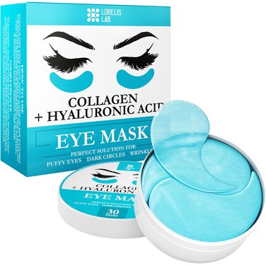 Under Eye Patches for Puffy Eyes Dark Circles Dull Skin  Natural Moisturizing Support  Help with Wrinkles and Fine Lines  Under Eye Mask with Hyaluronic Acid Collagen Caffeine  30 Pairs