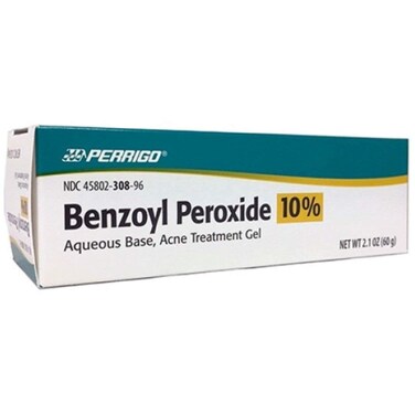Perrigo 10 Benzoyl Peroxide Acne Treatment Gel 21 oz Pack of 2