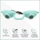 Super Sunnies EVO Flex Tanning Goggles  FDA Compliant Tanning Glasses  UV Tanning Bed Goggles For Tanning Eye Protection  Allows Visibility  With a Clear CaseBox Teal