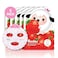 Real Fruit Facial Mask Sheet for Kids Children  Made with 100 Cotton Moisturize Sooths and Hydrates Skin Strawberry Pack of 5
