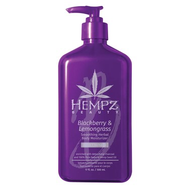 HEMPZ Body Lotion  Blackberry  Lemongrass Daily Moisturizing Cream Shea Butter Hand and Body Moisturizer  Hemp Lotion  Skin Care Products Hemp Seed Oil  17 oz