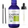 velona USDA Certified Organic Castor Oil  2 fl oz  Stimulate Growth Eyelashes Eyebrows Hair  Cold pressed Natural Oil USP Grade  Hexane Free Lash Boost Serum Caster  Starter Kit