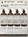 4 Bottles Newport  Home Hand Soap 2 Rosemary Mint 2 Wild Lavender 16oz Infused with Essential Oil By Home  Body Co