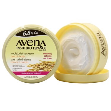 Avena Instituto Espaol Moisturizing Cream Hand  Body Revitalizes and Protects your Skin 2Pack Of 68 FL Oz each 2 Jars