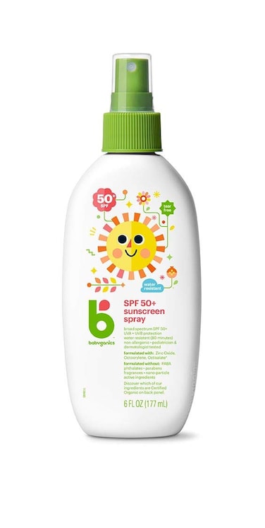 Babyganics Sunscreen Spray 50 SPF 6oz Packaging May Vary