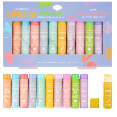 Expressions10pc Lip Balm Collection Hydrating Lip Balms Infused Enriched Lip Balm Set