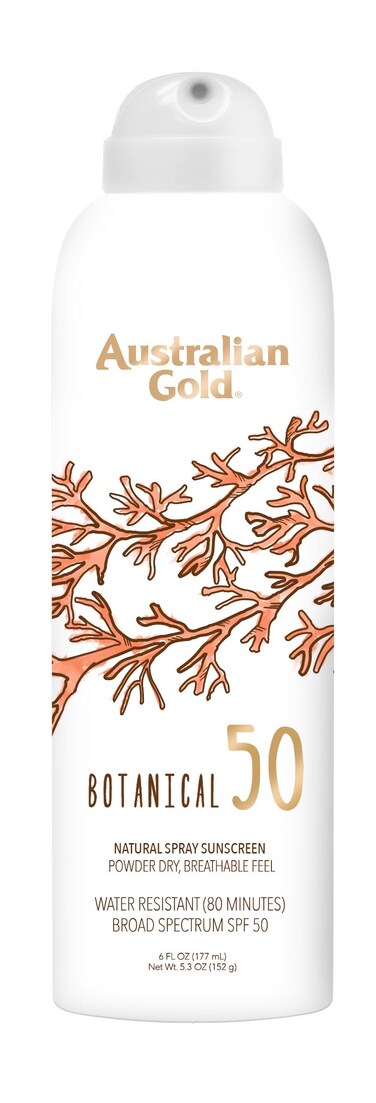 Australian GoldBotanical SPF 50 Natural Sunscreen Spray Broad Spectrum Sunblock Formulated with AntioxidantsRich and Natural NativeAustralian Ingredients Citrus Oasis Fragrance 6 Fl Oz