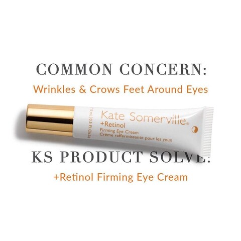 Kate SomervilleRetinol Firming Eye Cream  AntiAging Treatment Clinically Proven to Firm Brighten and Smooth Lines and Wrinkles 05 Fl Oz