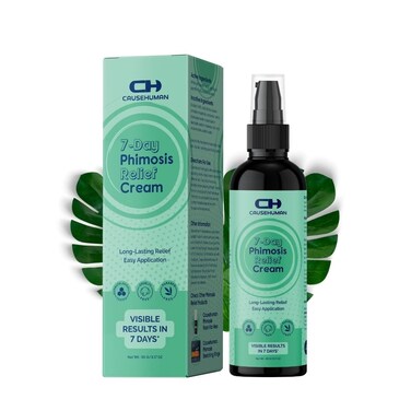 7Day Phimosis Cream  SteroidFree Treatment for Fast Relief at Home  Visible Results in 7 Days  316 fl oz 90g  No Irritation  No Steroids 7 Day Phimosis Relief Cream