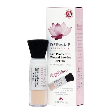 DermaE Sun Protection Mineral Powder SPF 30 Unisex 014 oz