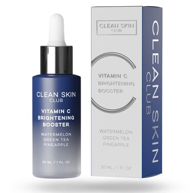 Clean Skin Club Vitamin C Serum  Brightening Booster Vitamins A E D  K Anti Aging Collagen Clear Facial Care Glow Acne Scars Sun Damage Wrinkles Age Dark Spot Corrector Recipe