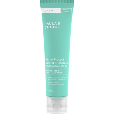 Paulas Choice CALM Barrier Protect Mineral Moisturizer Sunscreen SPF 30 for Sensitive Skin Soothes Redness Suitable for RosaceaProne  EczemaProne Skin FragranceFree  ParabenFree 2 Fl Oz