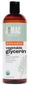 J MAC BOTANICALSOrganic Vegetable Glycerin Oil 16oz Bottle Moisturizing and Softening 100 Pure Natural Liquid Organic Glycerine for Crafts Skin face Hair