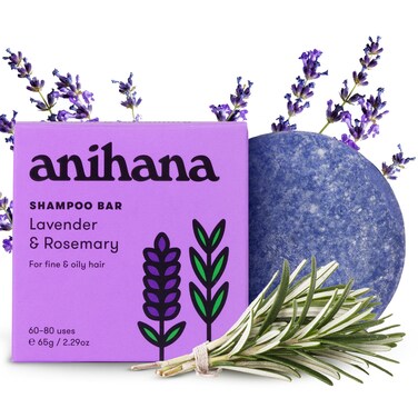 ANIHANA Shampoo Bar for Thin Fine Oily Hair Gives Hair Volume  Body Natural Healthy Look and Shine Paraben Free Lavender and Rosemary 229 oz