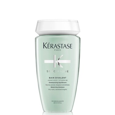 KerastaseSpecifique Balancing Shampoo for Oily Scalp  Hair Cleanses Oil From Roots and Hydrates Dry Hair Ends