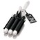 Alure Three Barrel Curling Iron Wand Hair Waver with LCD Temperature Display  1 Inch Ceramic Tourmaline Triple Barrels Dual Voltage Crimp