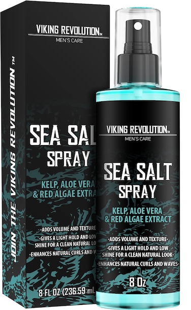 Viking Revolution Sea Salt Spray for Hair Men  Hair Texturizing Spray with Kelp Aloe Vera and Red Algae Extract  Surf Spray to Add Volume and Texture Sea Salt Spray for Men Beach Hair Spray  8oz