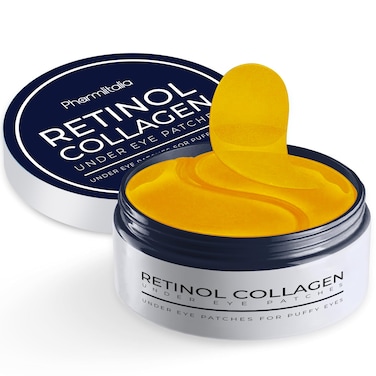 Gold Under Eye Patches For Puffy Eyes And Dark Circles  Overnight eye patches for AntiAging with Collagen  Hyaluronic Acid Under Eye Mask for Removing Dark Circles Puffiness  Wrinkles