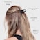 KitschLarge Hair Clips for Women  Jumbo Loop Hair Claw Clips for Thick Hair  Big Hair Clip  Claw Clip for Teen Girls  Stylish Banana Clip  Hair Styling Accessories 2pc TortoiseBlack