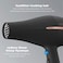 INFINITIPRO BY CONAIR Hair Dryer with Diffuser  AC Motor Pro Hair Dryer with Ceramic Technology  Includes Diffuser and Concentrator  Black  Packaging May Vary