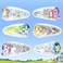 LUV HER Bluey Hair Accessories For Girls 6pc Cute Hair Clips with Favorite Bluey Character Charms Magical Confetti Hair Clips Ages 3