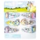 LUV HER Bluey Hair Accessories For Girls 6pc Cute Hair Clips with Favorite Bluey Character Charms Magical Confetti Hair Clips Ages 3