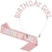 Birthday Crowns for Women RoseGold Birthday Girl Sash  Birthday Tiara for Women Set Princess Rhinestone Birthday Girl Headband Birthday Gifts for Women Sweet Happy Birthday Accessories