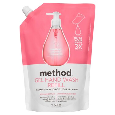 Method Hand Wash Refill Pink Grapefruit 34 Fl Oz Pack of 1