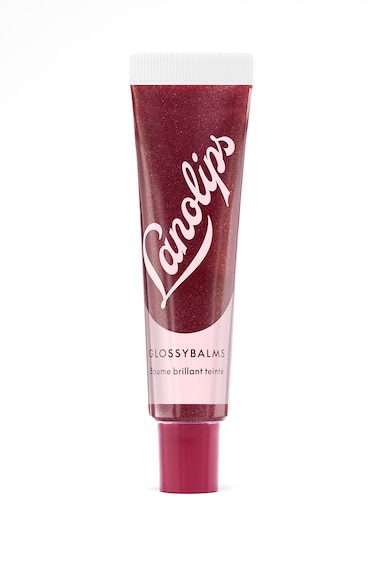 Lanolips Glossybalm Berry  Ultra Hydrating Lip Gloss for Dry Chapped Cracked Lips  Flavored Natural Lip Balm with Lanolin Vitamin E  Mica for Lip Care  Shine 125g044oz